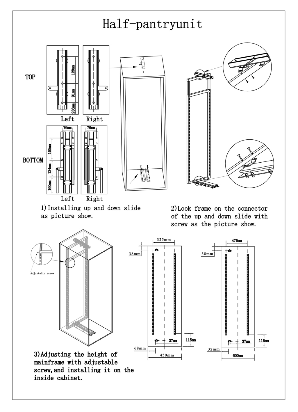 PB-015 Wire Basket Assembly Guide Sheet PB-015 Wire Basket