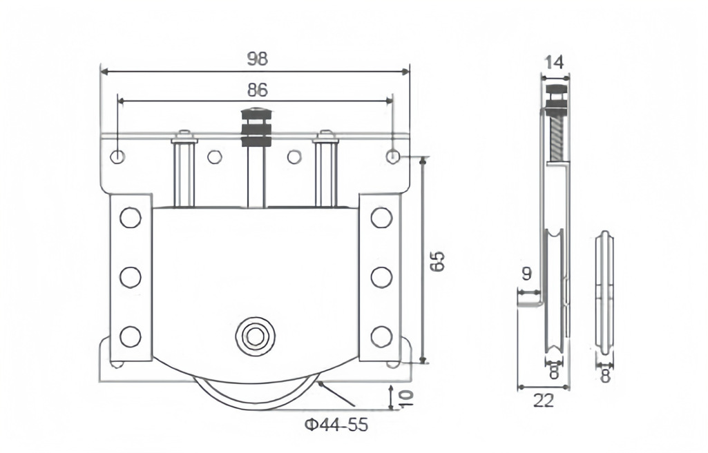 DF-C006 Sliding Wheel
