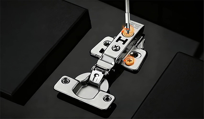 Bisagra para gabinete 3D con ajuste de turbina Fortune Plus